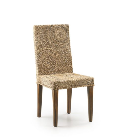 RATTAN - Cadeira de mogno e vime 46 x 50 x 100 - Image 4
