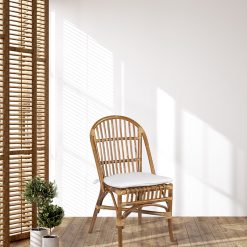 Cadeira de vime 48 x 60 x 94