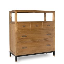 Cómoda Madhu 3+2 Gavetas 1 Furo 100 x 45 x 110
