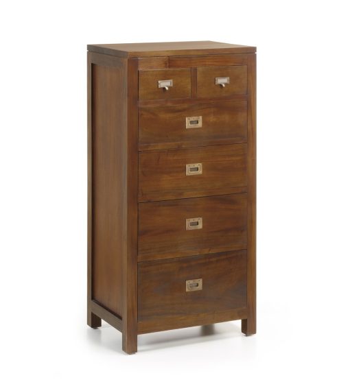 Cómoda alta de mogno 60 x 40 x 120