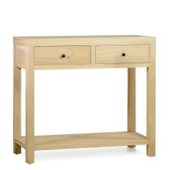 Consola Ainsa 2 Gavetas 1 Prateleira 90 x 30 x 80