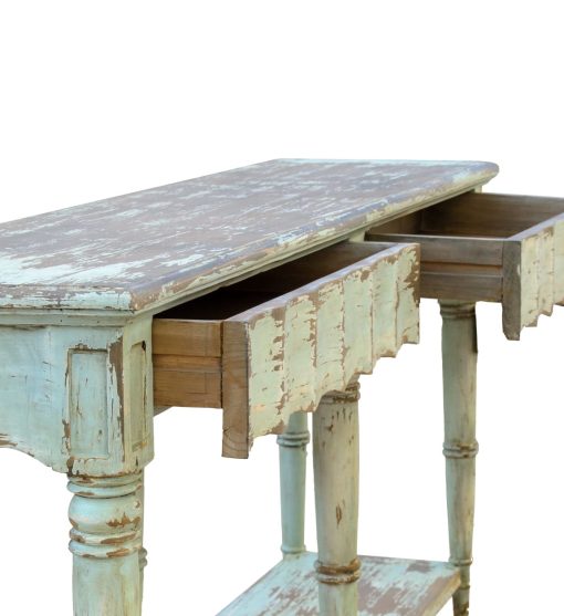 Consola em madeira de pinho 180 x 45 x 90 - Image 3