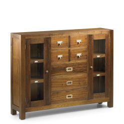 Consola Estrela 3+4 Gavetas 2 Portas 115 x 27 x 90