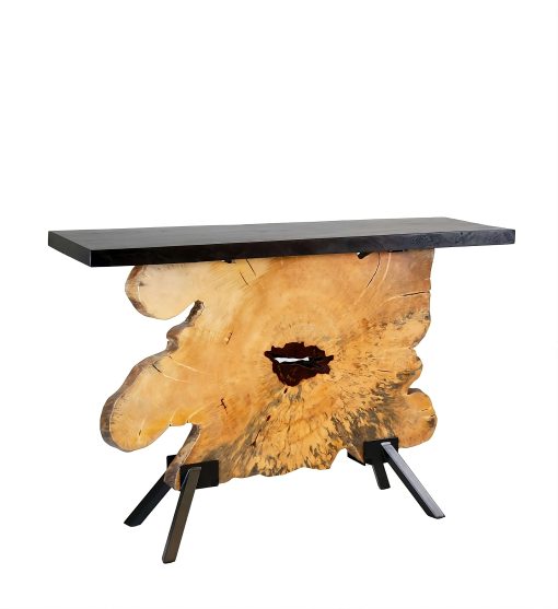Consola em madeira de suar e tamarindo 120 x 36 x 82
