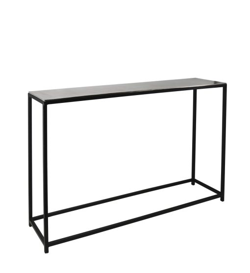 Conjunto de 2 consolas de alumínio 120 x 25 x 80 / 100 x 25 x 70 - Image 2