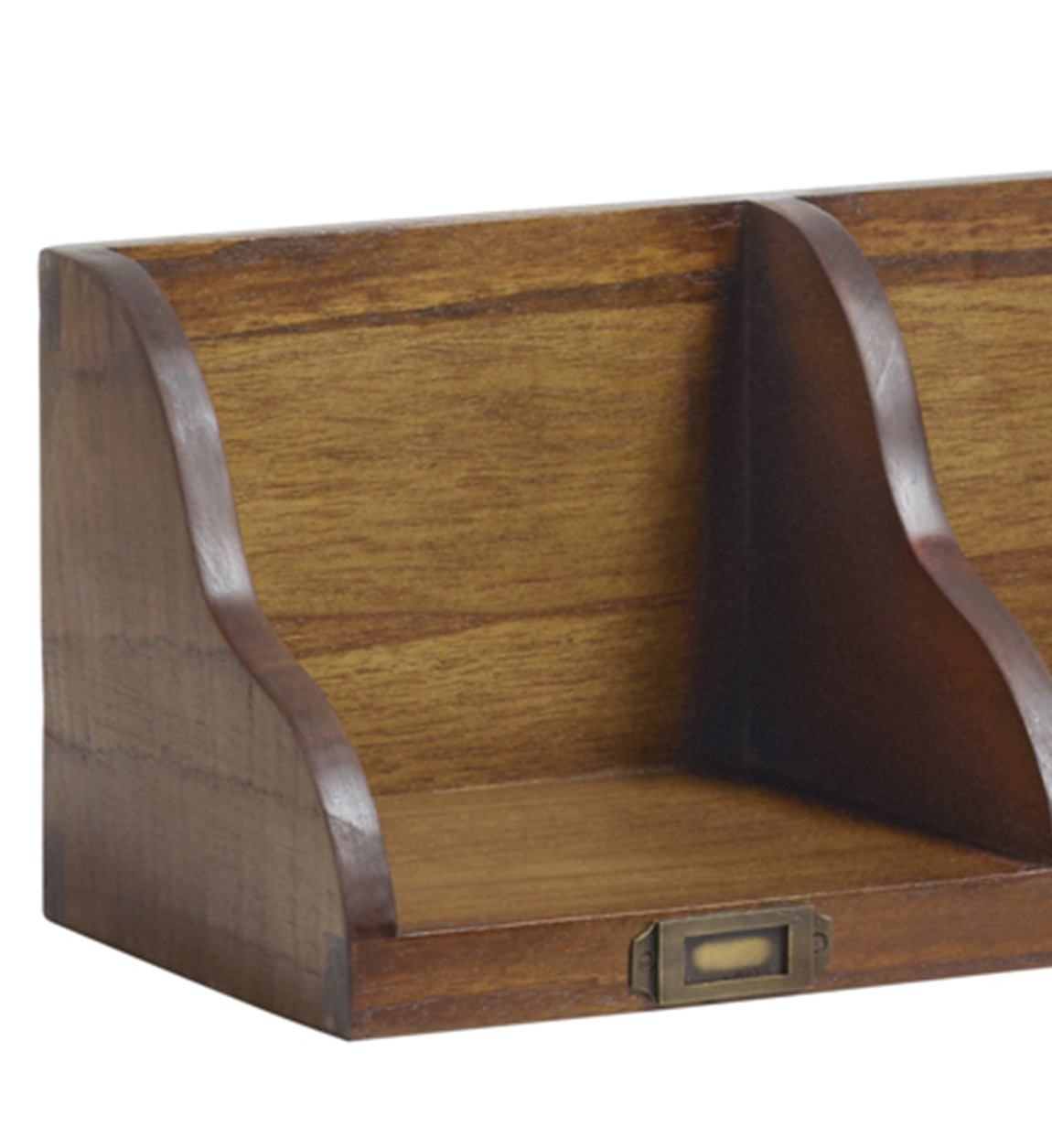 Prateleira de parede em mindi com 3 compartimentos 70 x 20 x 20 - Image 2