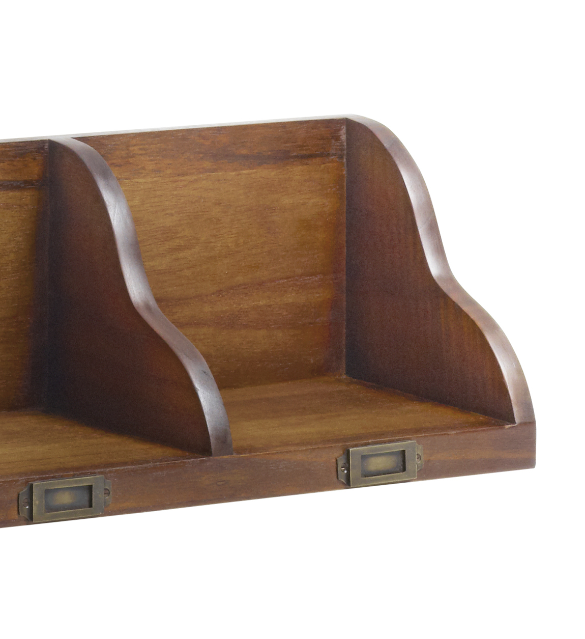 Prateleira de parede em mindi com 3 compartimentos 70 x 20 x 20 - Image 4