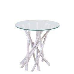 Mesa Auxiliar Branqueada Erosi 50 x 50 x 50