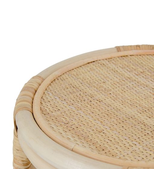 Mesa de centro de rattan 44 x 44 x 46 - Image 2