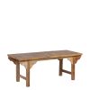 Mesa De Centro De Teca Natural 130 x 50 x 50