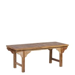 Mesa De Centro De Teca Natural 130 x 50 x 50