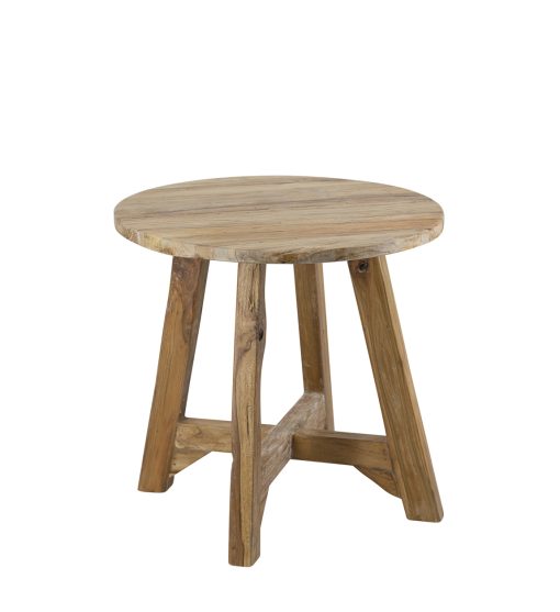 Mesa De Centro Redonda Teka 50 x 50 x 50