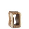 Mesa Lateral De Tronco Retangular 30 x 30 x 45