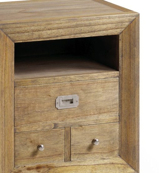 Mesa de cabeceira em mindi 50 x 40 x 60 - Image 4