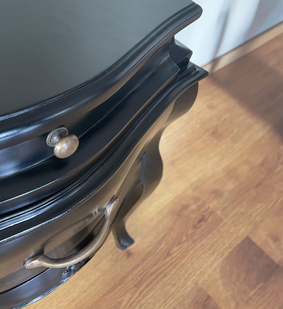 Mesinha de mogno cor preta 57 x 40 x 70 - Image 5