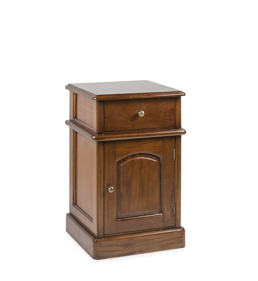 Mesa Vitoriana Vintage 1 Gaveta 1 Porta 40 x 40 x 65