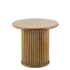 Mesa auxiliar em mindi 50 x 50 x 45