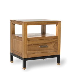 Mesinha de cabeceira em mindi 50 x 40 x 55