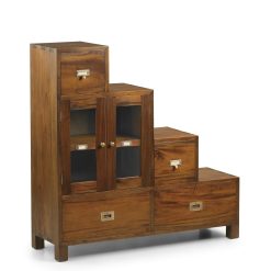 Móvel escada de mogno 100 x 32 x 100