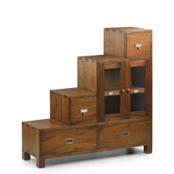 Móvel escada de mogno 100 x 32 x 100