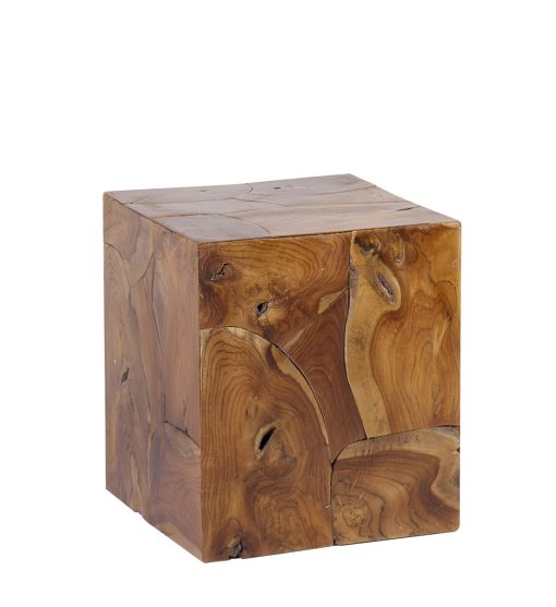 Pedestal de teca 40 x 40 x 50 - Image 3