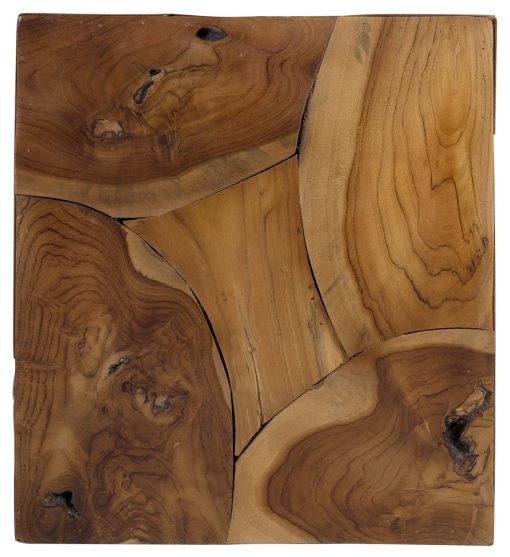 Pedestal de teca 40 x 40 x 50 - Image 4
