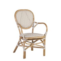 Poltrona Bistro Branca 60 x 62 x 94