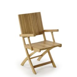 Poltrona De Jardim Com Ripas Irregulares 55 x 50 x 90