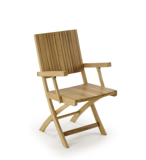 Poltrona De Jardim Com Ripas Irregulares 55 x 50 x 90