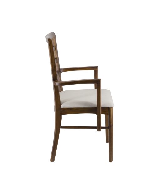 Poltrona de teca e poliéster 53 x 47 x 95 - Image 4