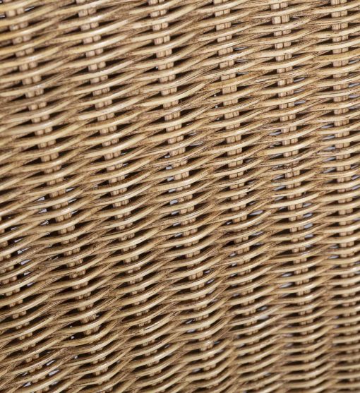 RATTAN - Poltrona de mogno, vime e tecido 58 x 60 x 88 - Image 3