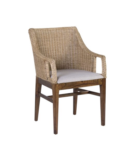 Poltrona Rattan Nova Índia 58 x 60 x 88