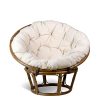 Poltrona Rattan Papasan Com Almofada 100 x 100 x 75