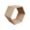 Prateleira Hexagonal Scandi 40 x 25 x 40