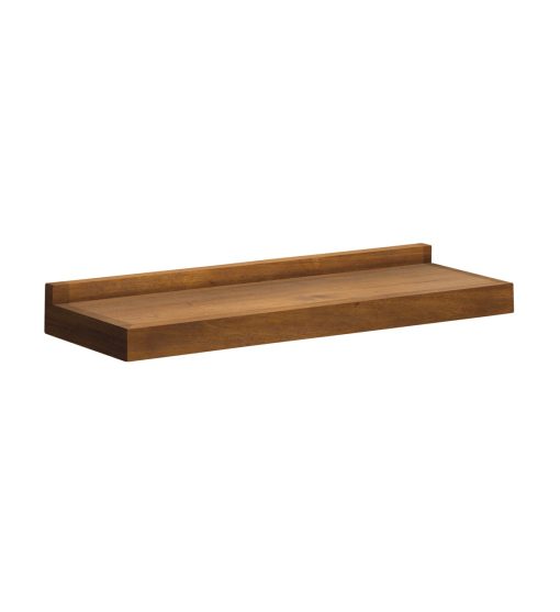 Prateleira de parede de mogno 75 x 25 x 8