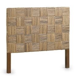RATTAN - Cabeceira em mindi e vime 165 x 8 x 145