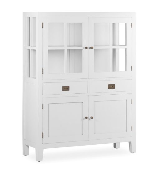 Vitrina em mindi 110 x 40 x 145
