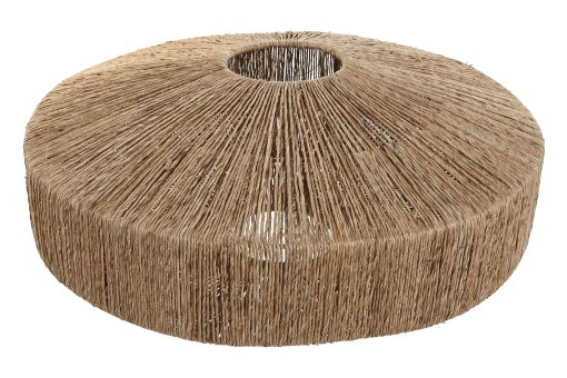 Abajur Rafia Metal 50X50X20 Natural (2 Unidades) - Image 6
