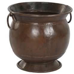 Anfora Ferro 46X46X44 Xido Castanho