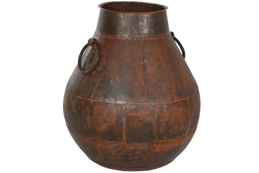 Anfora Ferro 55X55X64 Castanho Escuro - Image 2