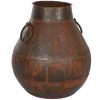 Anfora Ferro 55X55X64 Castanho Escuro