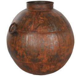 Anfora Ferro 80X80X86 Castanho Escuro