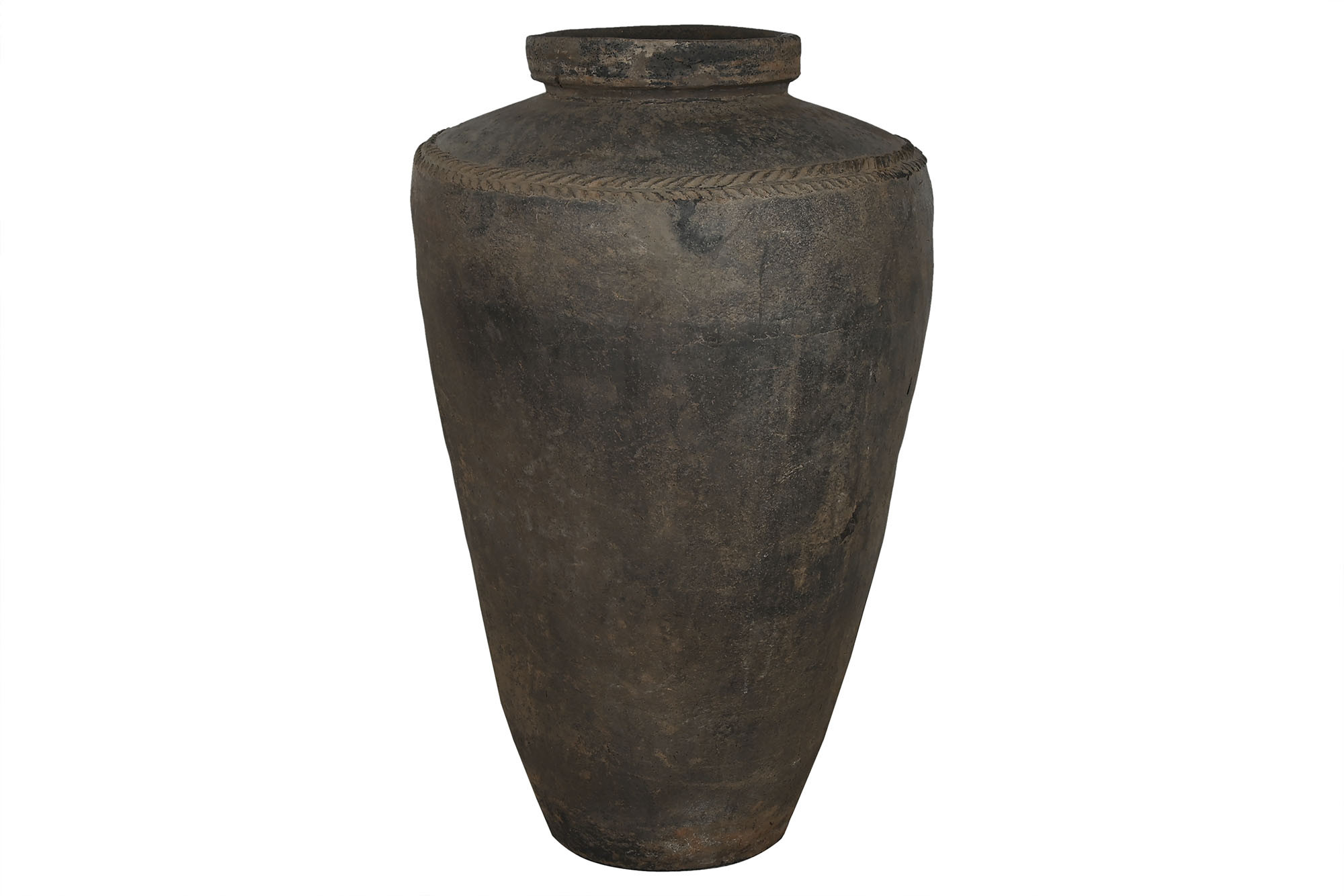 Anfora Terracota 75X75X118 Cinzento