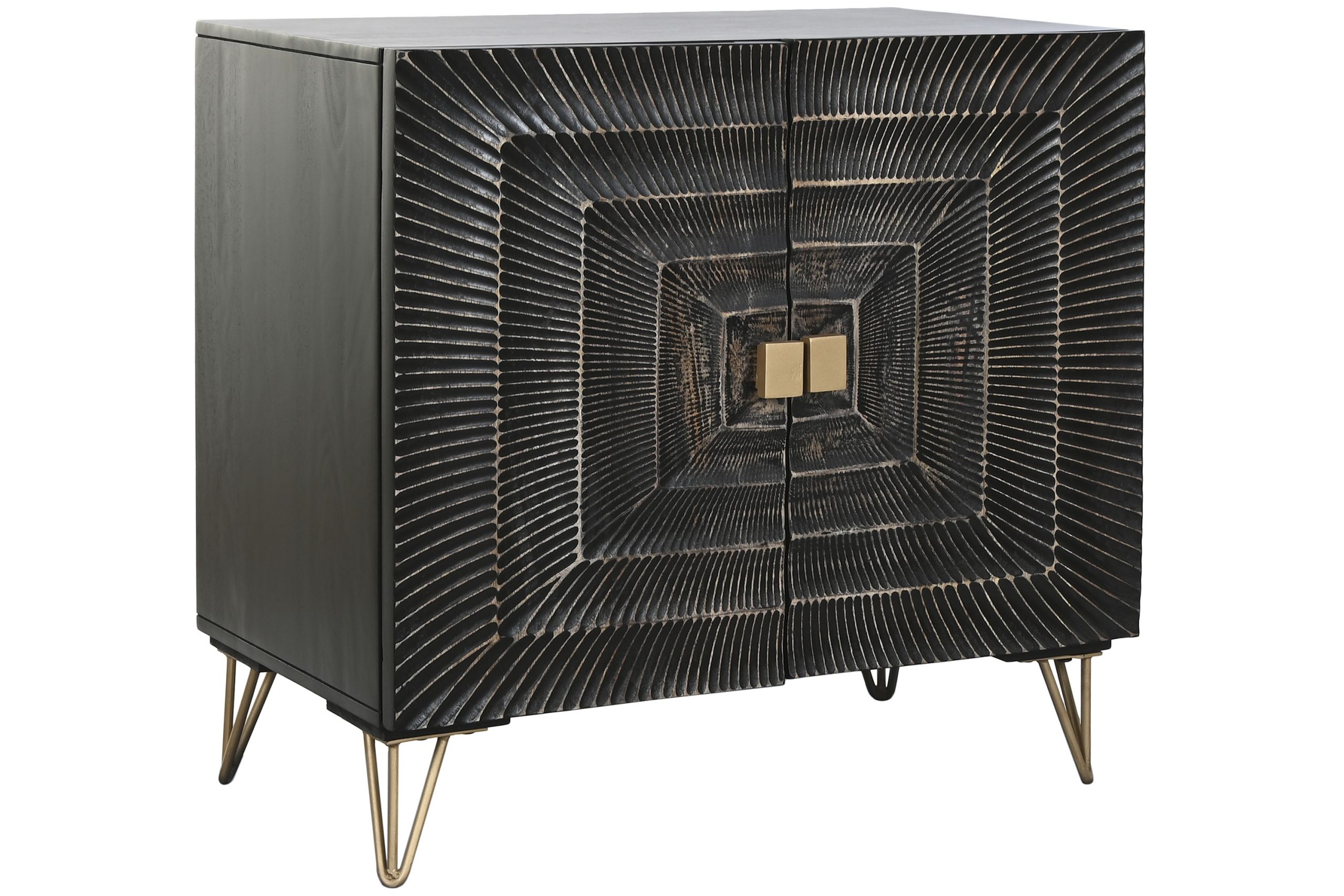 Aparador Manga Metal 81X45X75 Mandala Preto - Image 3