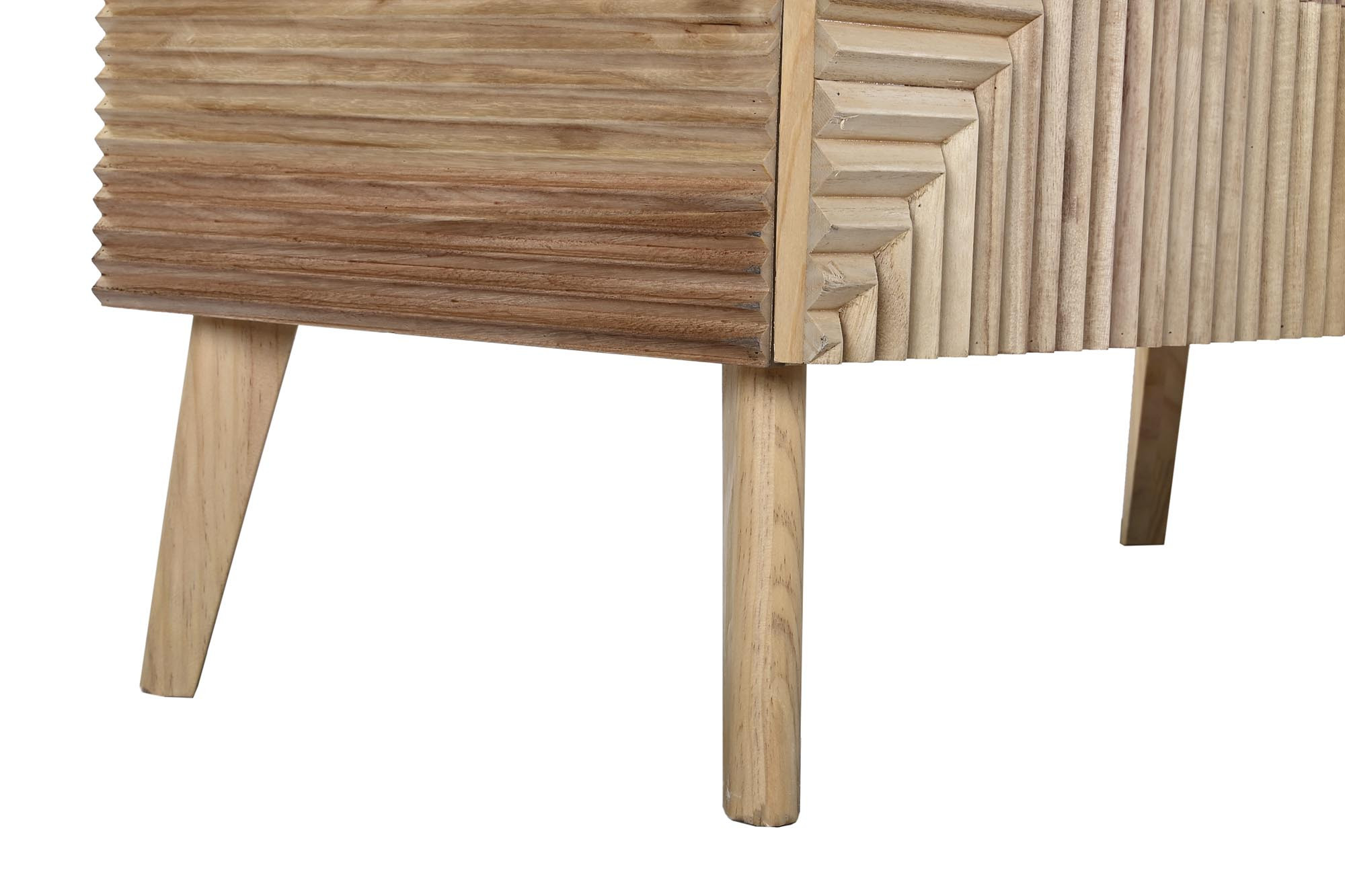 Aparador Paulownia Mdf 100X44X118 Castanho Claro - Image 7