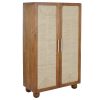 Armário Acácia Rattan 102X46X175 Entranøado