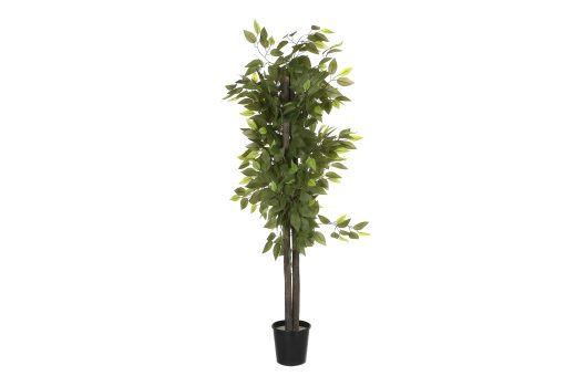 Árvore Poliéster Madeira 80X80X150 Ficus Verde (2 Unidades) - Image 2