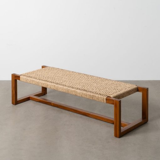 Bancada Natural Madeira De Teca Room 138 X 49 X 36 Cm