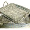 Bandeja De Decoração Set 2 Seagrass 48X38X15 (2 Unidades)