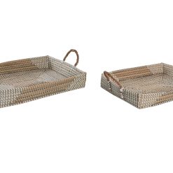 Bandeja De Decoração Set 2 Seagrass 52X38X15 (2 Unidades)